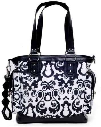 Norah Diaper Bag, Midnight Laurel