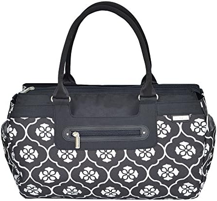 Parker Diaper Bag, Black Floret