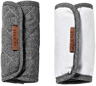 Reversible Seat Belt Covers, Heather Gray